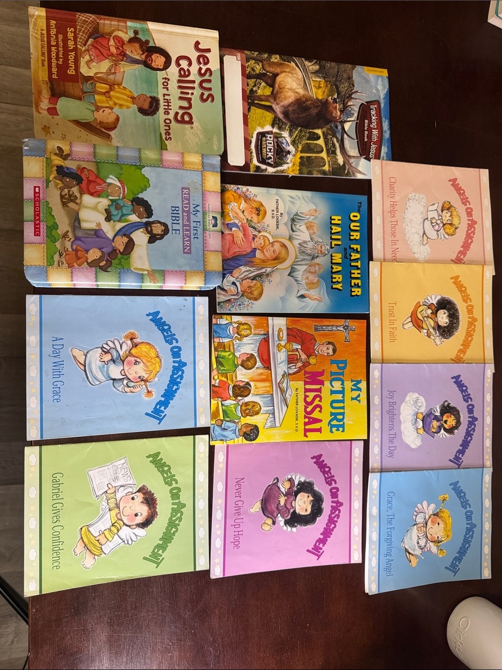 Scholastic Kids Religious Picture Books - Blue, Yellow, Pink, Purple, Green